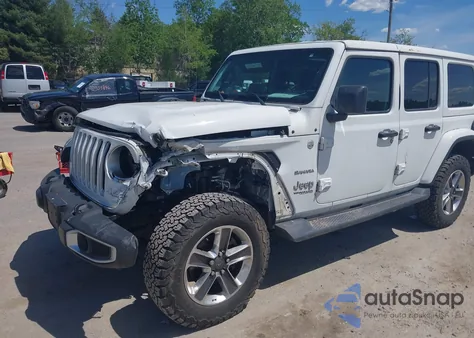 2018 Jeep Wrangler Unlimited Sahara 4X4 из США, поврежденный, VIN 1C4HJXEN9JW223861